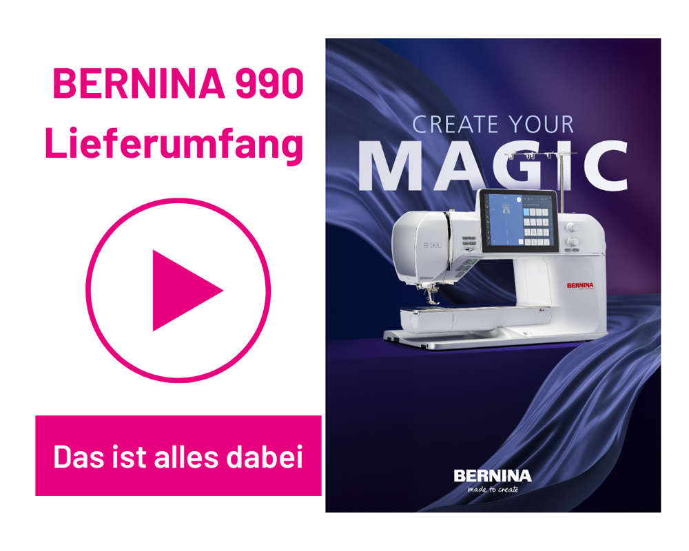 Bernina 990- Lieferumfang Video