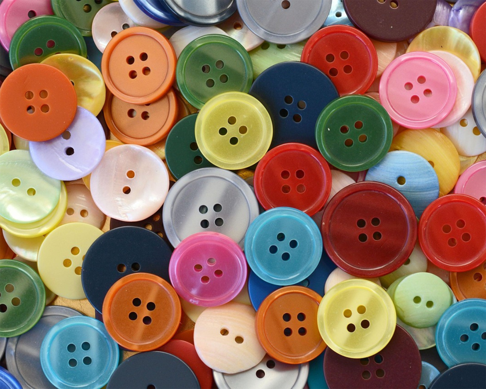 Knop-Knöpfe-Knopflöcher nähen