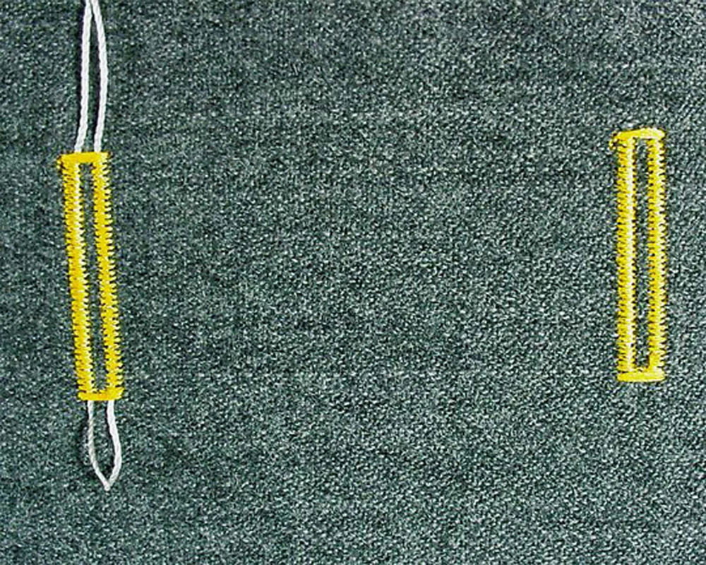 Knopfloch nähen-Anleitung