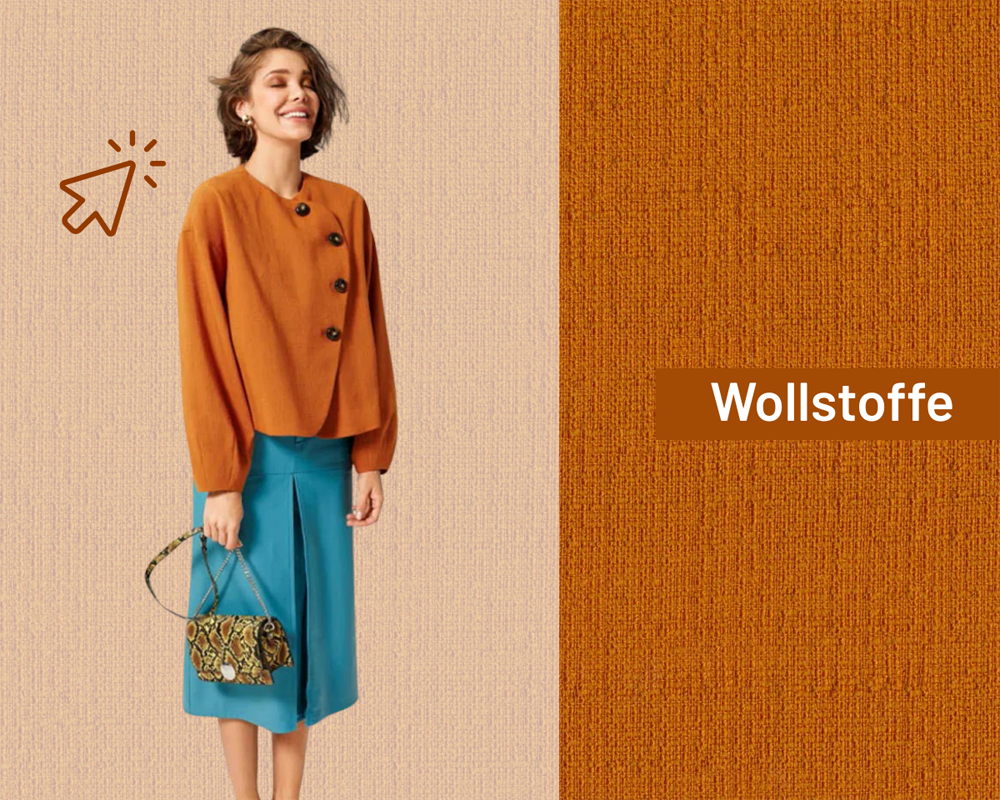 Knopfloch nähen-Wollstoff-Knöpfe