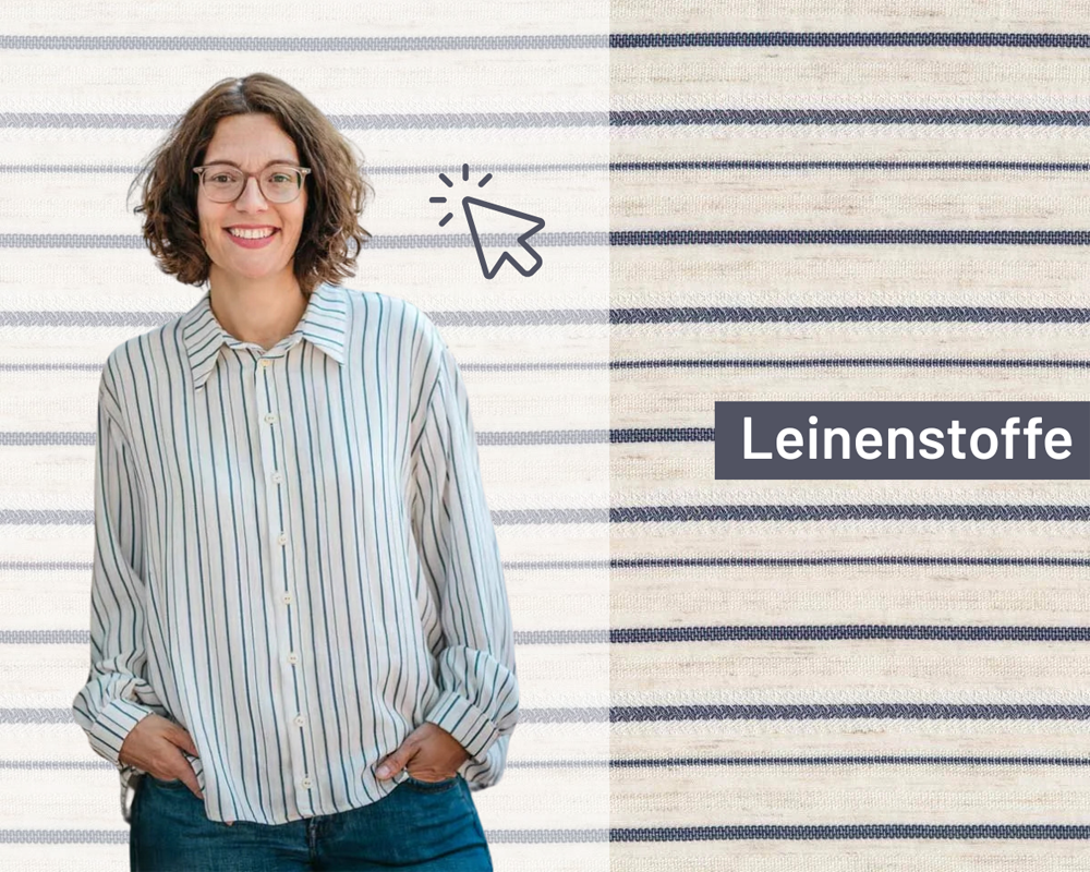 Leinenstoff-Knopflöcher nähen-Knöpfe-Leinenhemd