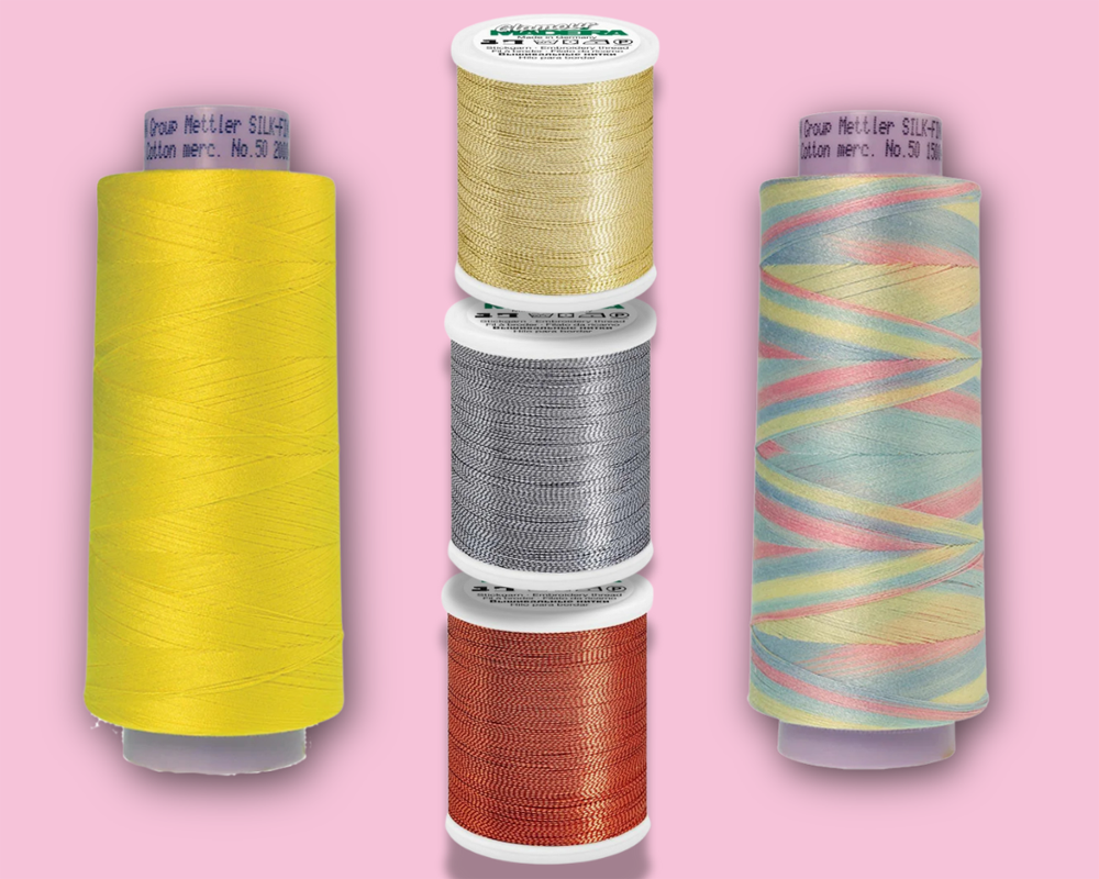 Sticken-Stickgarn-Knopflöcher nähen