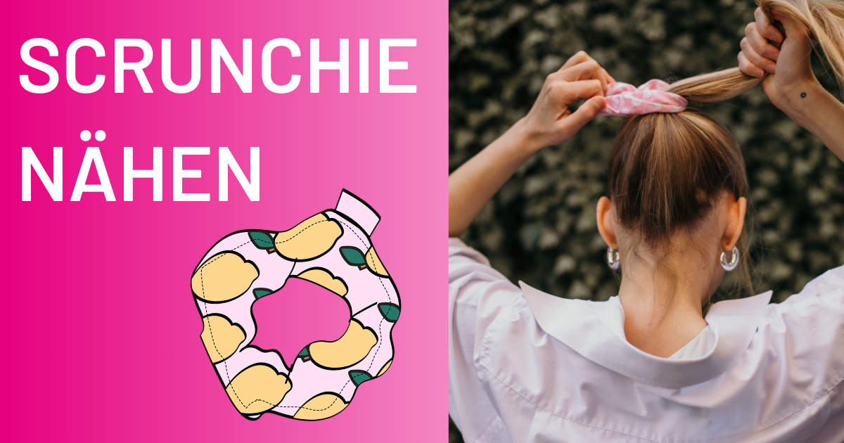 Scrunchie nähen: 100 Stoffreste einfach verwerten