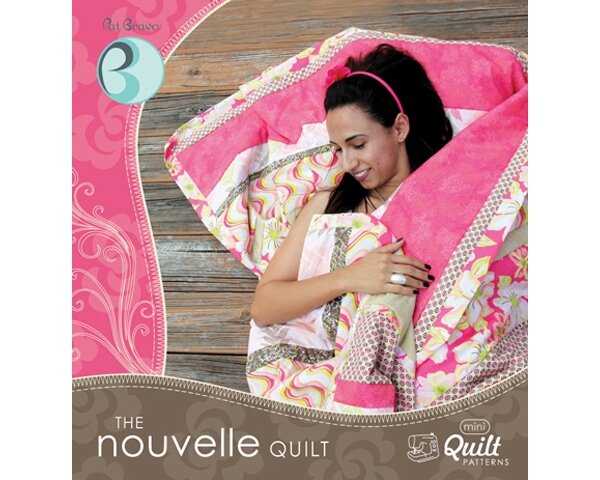 Pat Bravo - Mini Quilt Patterns "Nouvelle Quilt", Schnittmuster und Anleitung  für Quilt, Decke
