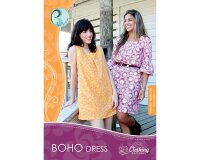 Pat Bravo - Clothing Patterns mit DVD "Boho Dress", Tunika-Kleider-Schnitt, 2 Varianten