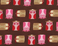 Patchworkstoff "Kiss me" mit Piraten-Eulen,...