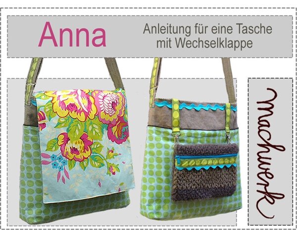 E-Book ANNA, Taschenschnitt mit Wechselklappe, Machwerk , Martina Hah, 6,00  €