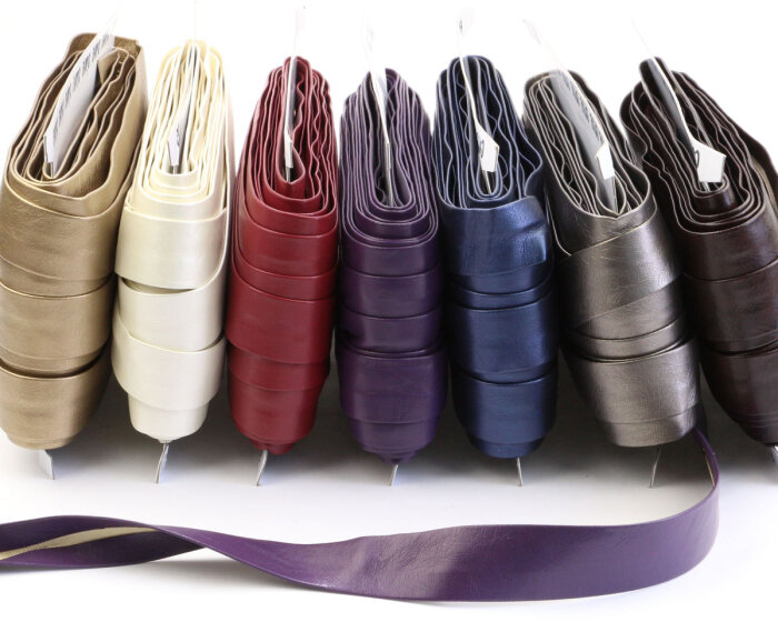 Schrägband KUNSTLEDER zum Einfassen, 25 mm breit