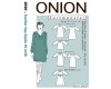 Tunika oder Kleid mit V-Ausschnitt, Schnittmuster ONION 2020