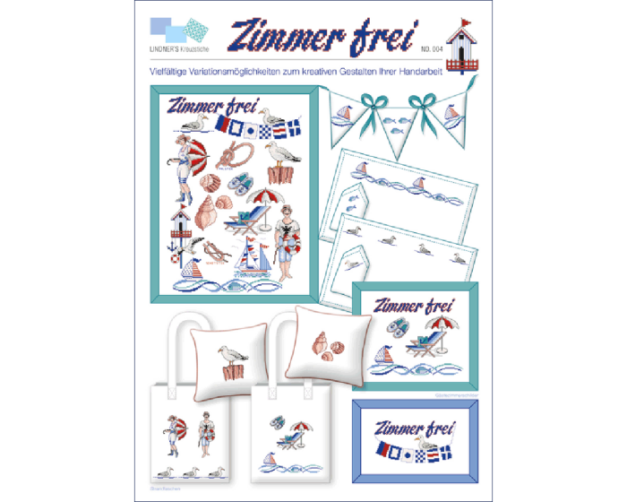 Stickvorlage: Zimmer Frei, Lindners Kreuzstiche