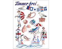Stickvorlage: Zimmer Frei, Lindners Kreuzstiche
