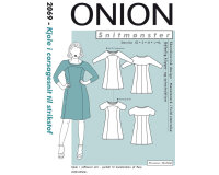 Kleid im Corsagen-Schnitt, Schnittmuster ONION 2069