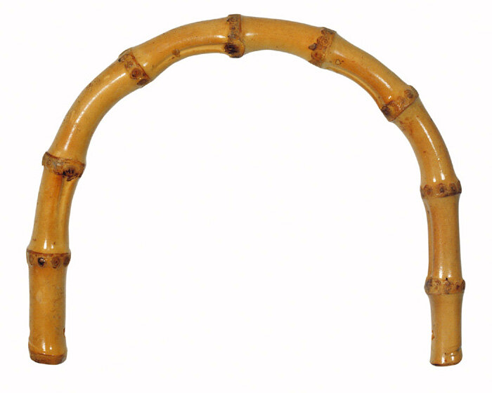 hellgold Handwerk Ersatzgriffe Griff für Tasche aus Bambus in U-Form Langjiao Griff für Tasche aus Bambus Taschengriffe perfekt für Kunsthandwerk 4