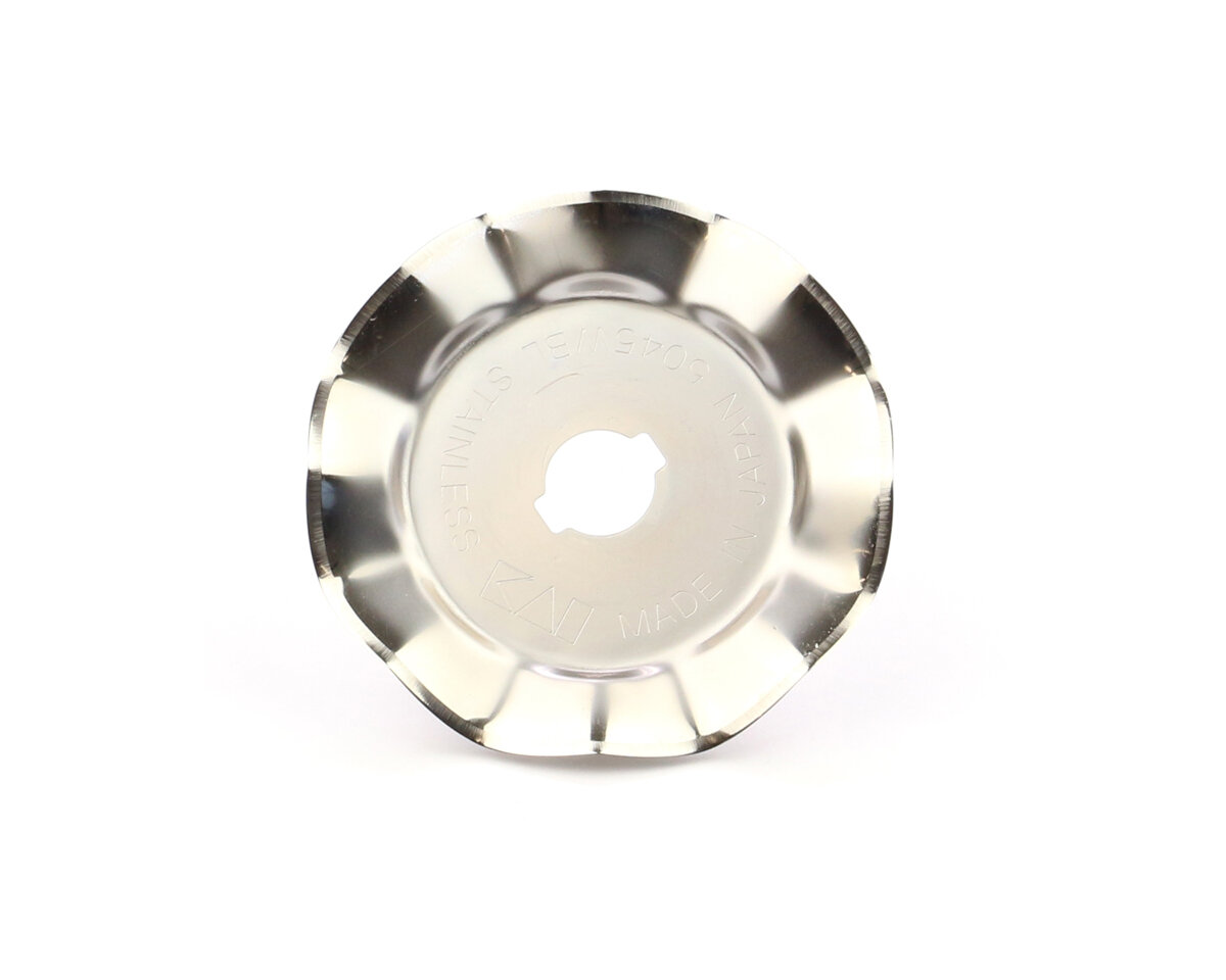 Flixi Ersatzklinge No.4 Für Rollschneider / Rollmesser – Wellenklinge, 45 Mm Breit, Mit Zacken