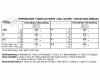 Schnittmuster WINTER Puppenkleider, burda style 7753