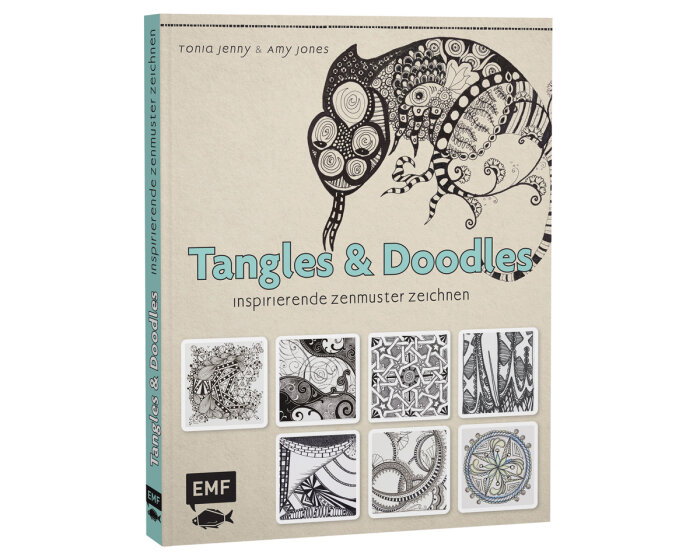 Zeichenbuch: Tangles & Doodles - Inspirierende Zenmuster zeichnen, EMF