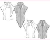 Schnittmuster Faschingskostüm FEE, burda style 2484