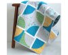 Patchworkstoff Organic Cotton YOYOGI PARK, Strichel-Bäume und Vögel, senfgelb