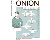 Sweatshirt oder Kapuzenjacke, Schnittmuster ONION 5024