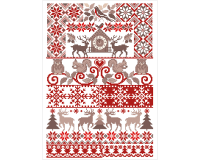 Stickvorlage: Hüttenzauber, Lindners Kreuzstiche