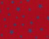 Filzmeterware PANNO BEST, Sterne, 1,80 m extrabreit, rot-stumpfes blau