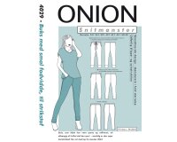 Bequeme schmale Hose, Schnittmuster ONION 4029