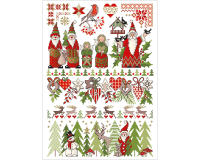 Stickvorlage: Christmas World, Lindners Kreuzstiche