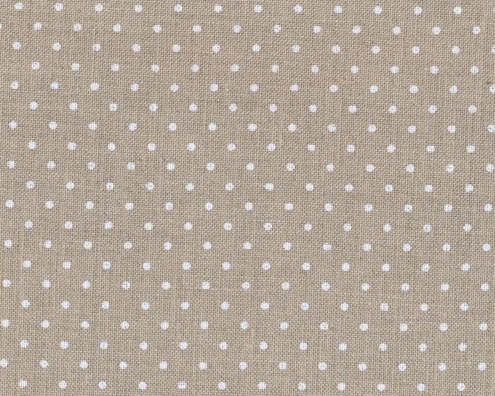 Handarbeitsstoff Leinen BELFAST PETIT POINT, 32 ct., regelmäßige Punkte, natur-weiß, Zweigart