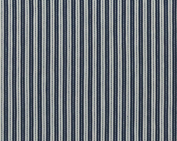 Italienischer Designer-Jeansstoff mit Stretch GOSTAR, Streifenbänder, dunkles jeansblau