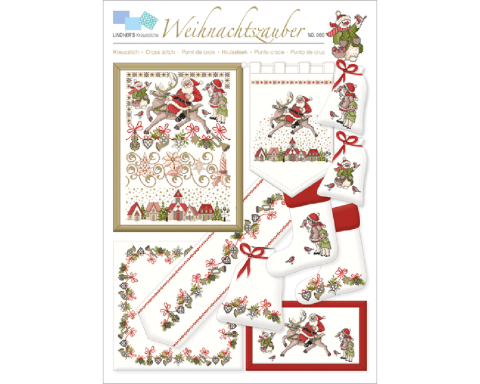 Stickvorlage: Weihnachtszauber, Lindners Kreuzstiche