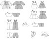 Schnittmuster PUPPENKLEIDER, burda style 8308