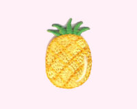 Applikation Frucht: Ananas, gelb-orange
