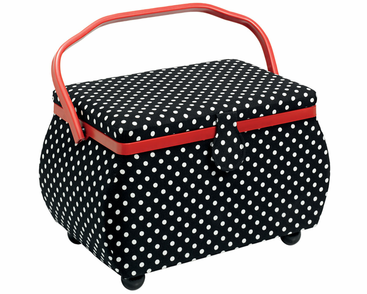 wit zwart ongelijke dot groot - tricot