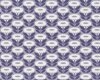 Patchworkstoff Organic Cotton MORNING SONG, Retro-Blumen, gedecktes lila-weiß