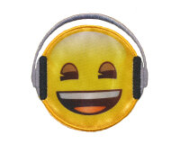 Applikation EMOJI HEADPHONES, Smiley mit Kopfhörer,...