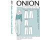 Weite, klassische Hose, Schnittmuster ONION 4031