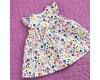 Patchworkstoff Organic Cotton BRUSH STROKES, Dreiecks-Mosaik, lila-mintgrün
