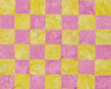 Batik-Patchworkstoff ARTISAN BATIKS, Karo, rosa-pastellgelb