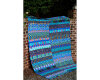 Batik-Patchworkstoff ARTISAN BATIKS, Karo, rosa-pastellgelb