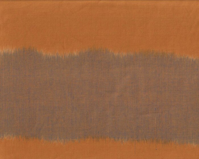 B-Ware Feinstes Baumwollgewebe ARTISAN WOVEN, Verlaufsstreifen, goldbraun-schlammbraun