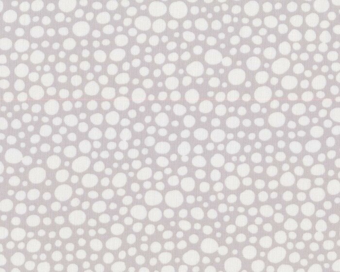 Patchworkstoff HEY DOT, Tupfen, hellgrau-gebrochenes weiß, Moda Fabrics