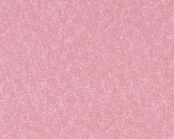 Patchworkstoff "Designer Pinwheels", Batikdruck Kringel, altrosa-rosa