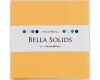 Precuts Charm Pack BELLA SOLIDS, 12,5 x 12,5 cm, 42 Quadrate, helles goldbraun, Moda Fabrics