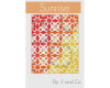 Patchworkstoff SIMPLY COLORFUL, Blattzweige, dunkles orange-pastellgelb, Moda Fabrics
