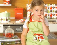 Deko-Westfalenstoff LIVING KOCHKUNST, Küchenutensilien, beige