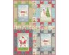 60-cm-Rapport Patchworkstoff MERRY STITCHES, große Weihnachtsbilder, Cori Dantini