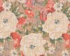 Patchworkstoff "Amelias Attic", Blumensträuße mit Marmoreffekt, helles beige-helles lachsrot