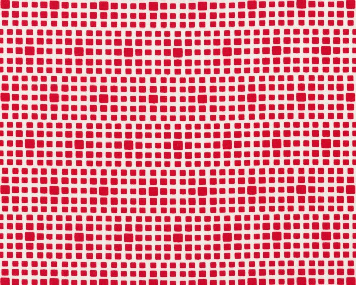 Popeline-Patchworkstoff SQUARED ELEMENTS, Quadrat-Optik, rot, Art Gallery
