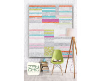 Patchworkstoff FLOW, Tupfen-Raster, grau-gebrochenes weiß, Moda Fabrics