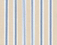 Englischer Fischgrat-Dekostoff Clarke & Clarke BAY STRIPE, Streifen-Design, helles beige-taubenblau
